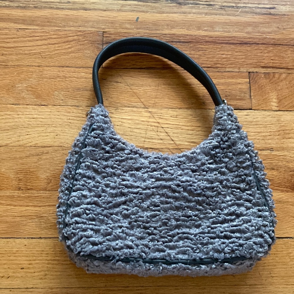 INC International Concepts Fuzzy Purse w/ Charm Coin Purse